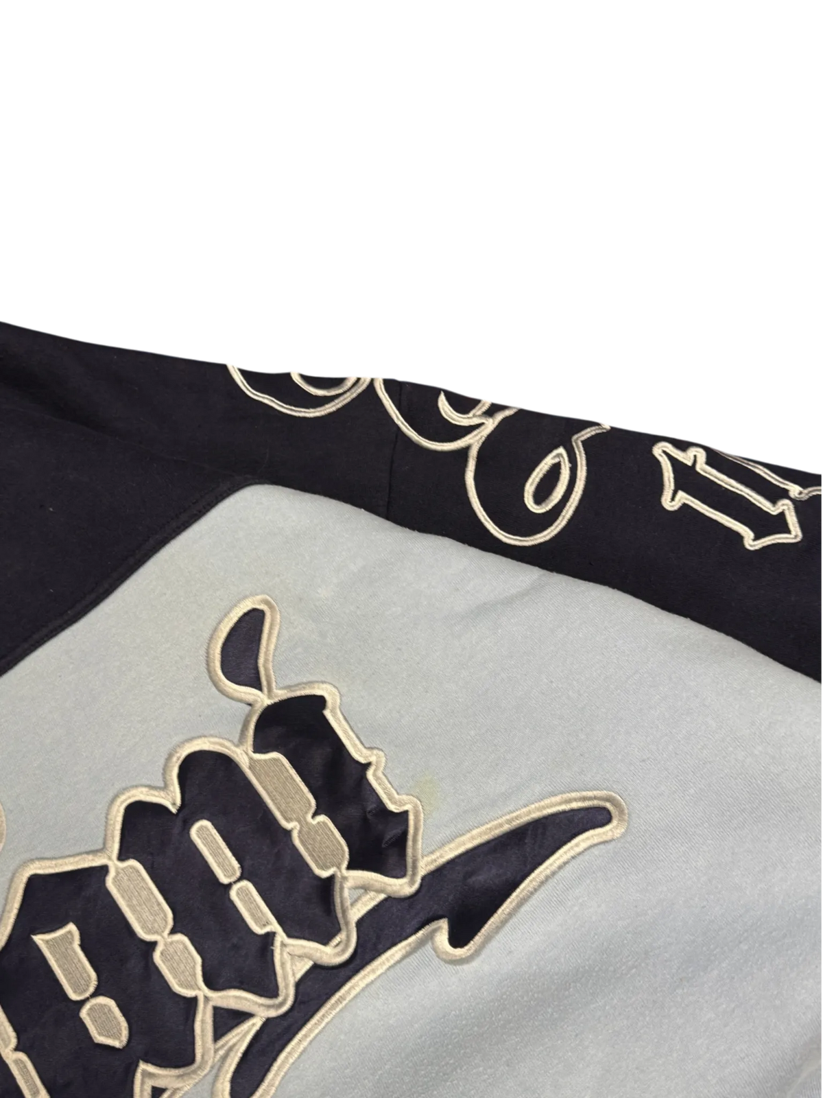 [V0821de] Vintage y2k Karl Kani blau marineblaues Sweatshirt (Street Lyrics – Original Citywear)