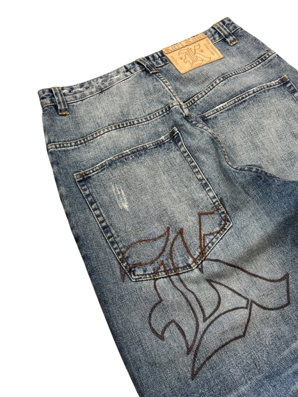 [V0892] Vintage y2k Karl Kani blaue baggy jeans