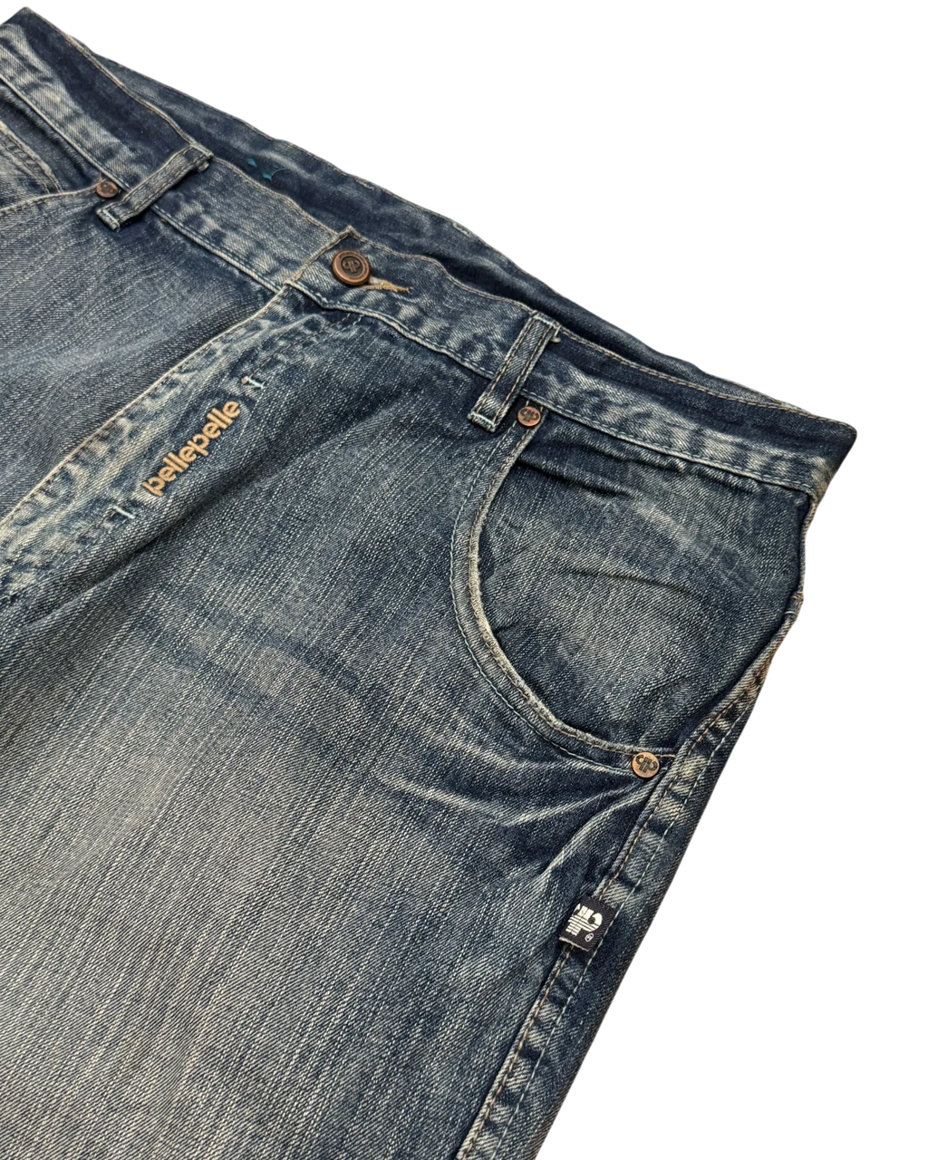 [V0929] Vintage y2k / 2000s Pelle Pelle blaue baggy jeans