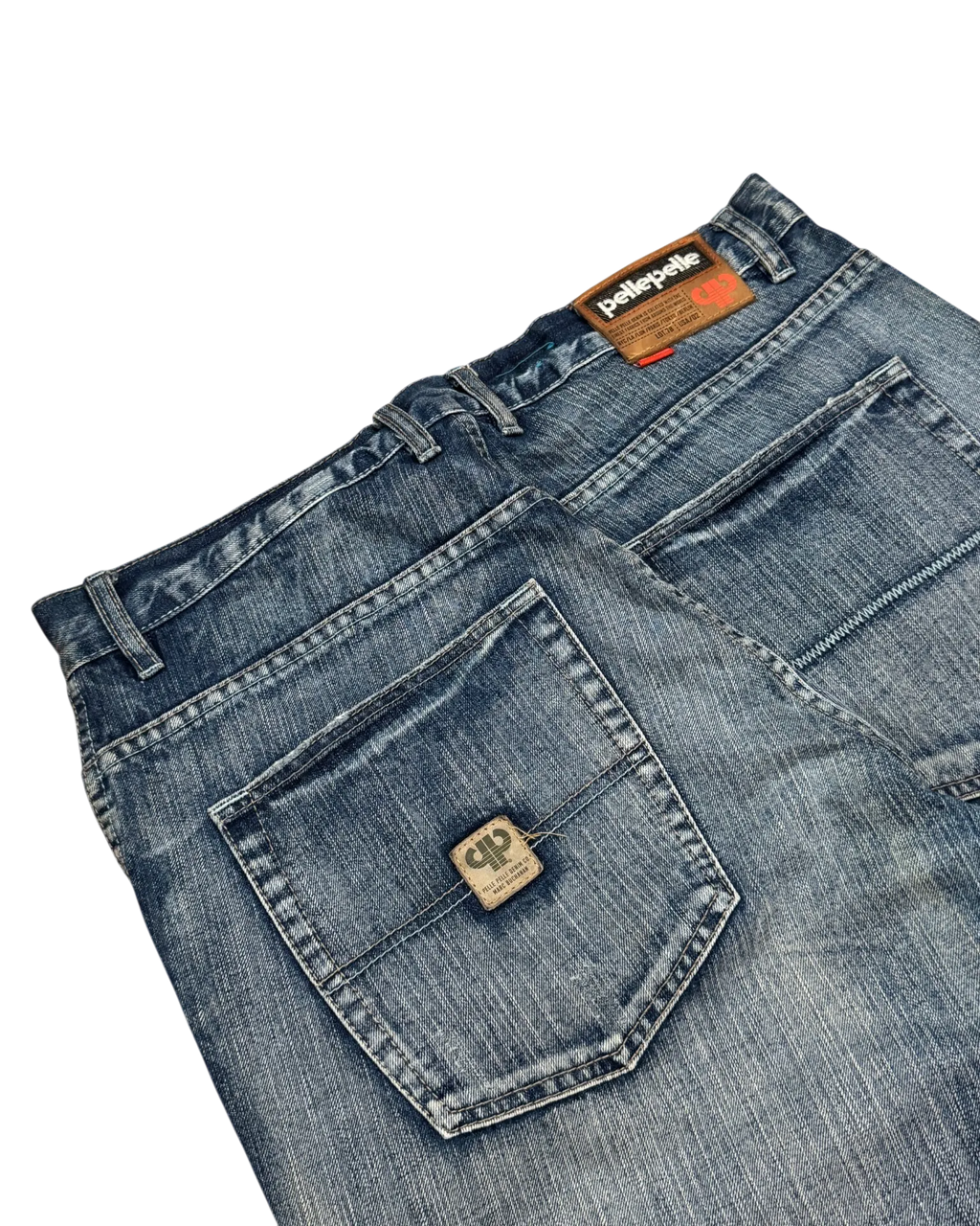 [V0929] Vintage y2k / 2000s Pelle Pelle blaue baggy jeans