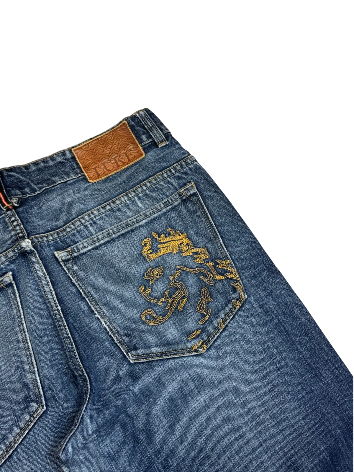 [V1005] Vintage y2k Luke marineblaue baggy jeans