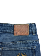 [V1005] Vintage y2k Luke marineblaue baggy jeans