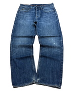 [V1005] Vintage y2k Luke marineblaue baggy jeans