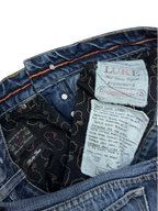 [V1005] Vintage y2k Luke marineblaue baggy jeans