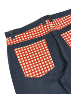 [V0855de] Vintage y2k Townz blaue baggy jeans