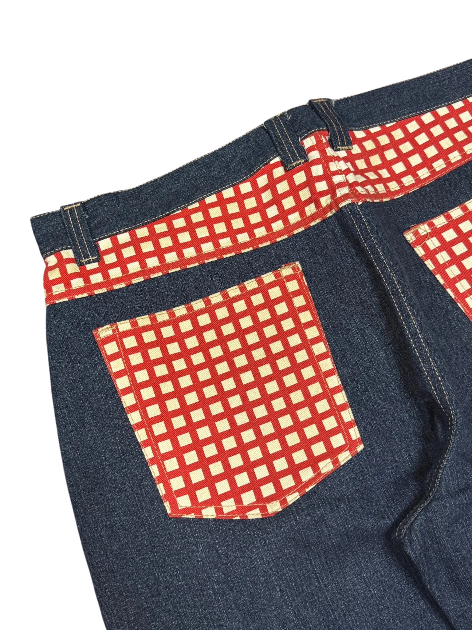 [V0855de] Vintage y2k Townz blaue baggy jeans