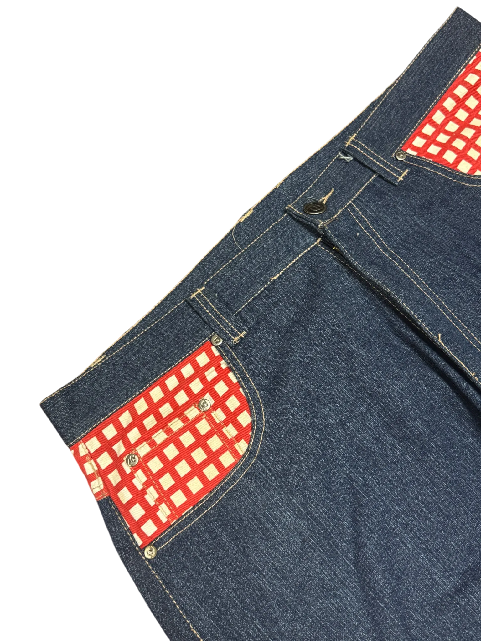 [V0855de] Vintage y2k Townz blaue baggy jeans