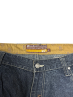 [V0856de] Vintage y2k Majah Flavah blaue baggy jeans