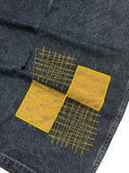 [V0856de] Vintage y2k Majah Flavah blaue baggy jeans