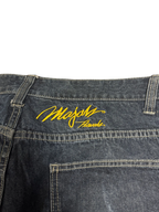 [V0856de] Vintage y2k Majah Flavah blaue baggy jeans