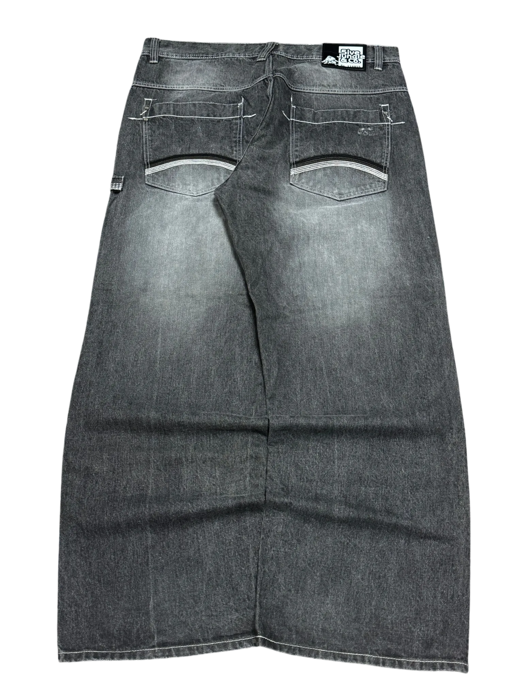 [V0882de] Vintage y2k 5ive Jungle (Five Jungle) schwarze baggy jeans