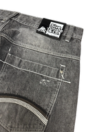 [V0882de] Vintage y2k 5ive Jungle (Five Jungle) schwarze baggy jeans