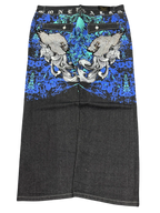 [V0823] Vintage y2k Pizoff schwarze baggy jeans (Money Talks)
