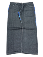 [V0823] Vintage y2k Pizoff schwarze baggy jeans (Money Talks)