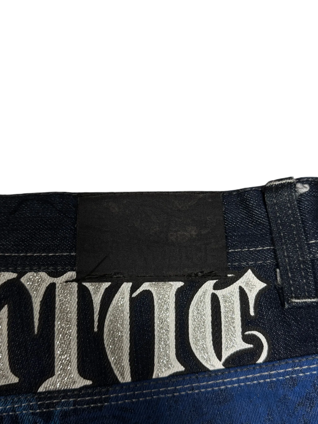[V0857de] Vintage y2k Raw Blue blaue baggy jeans (Royal Estoc)