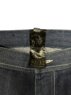 [V0857de] Vintage y2k Raw Blue blaue baggy jeans (Royal Estoc)