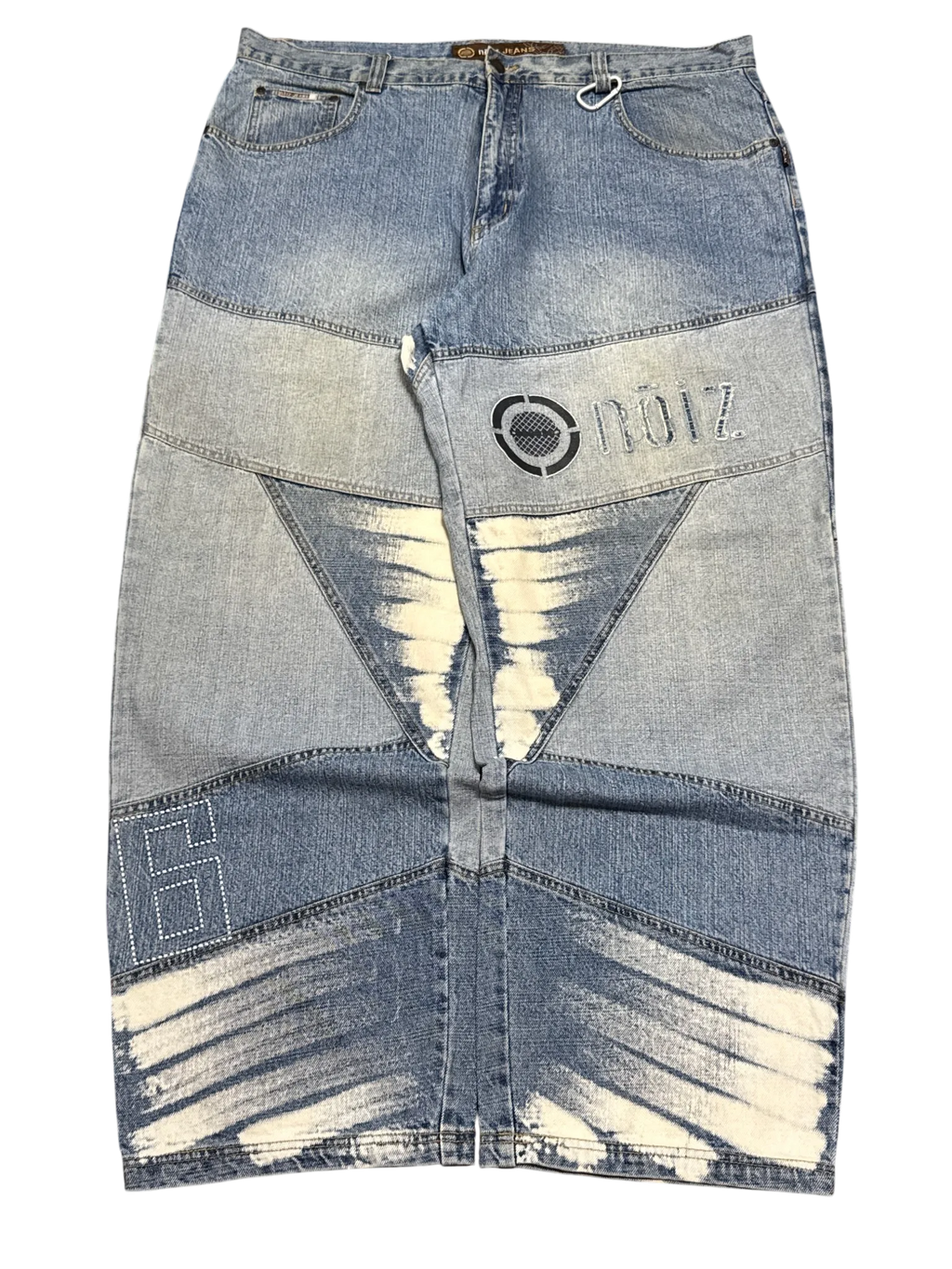 [V0865de] Vintage y2k Noiz blaue baggy jeans