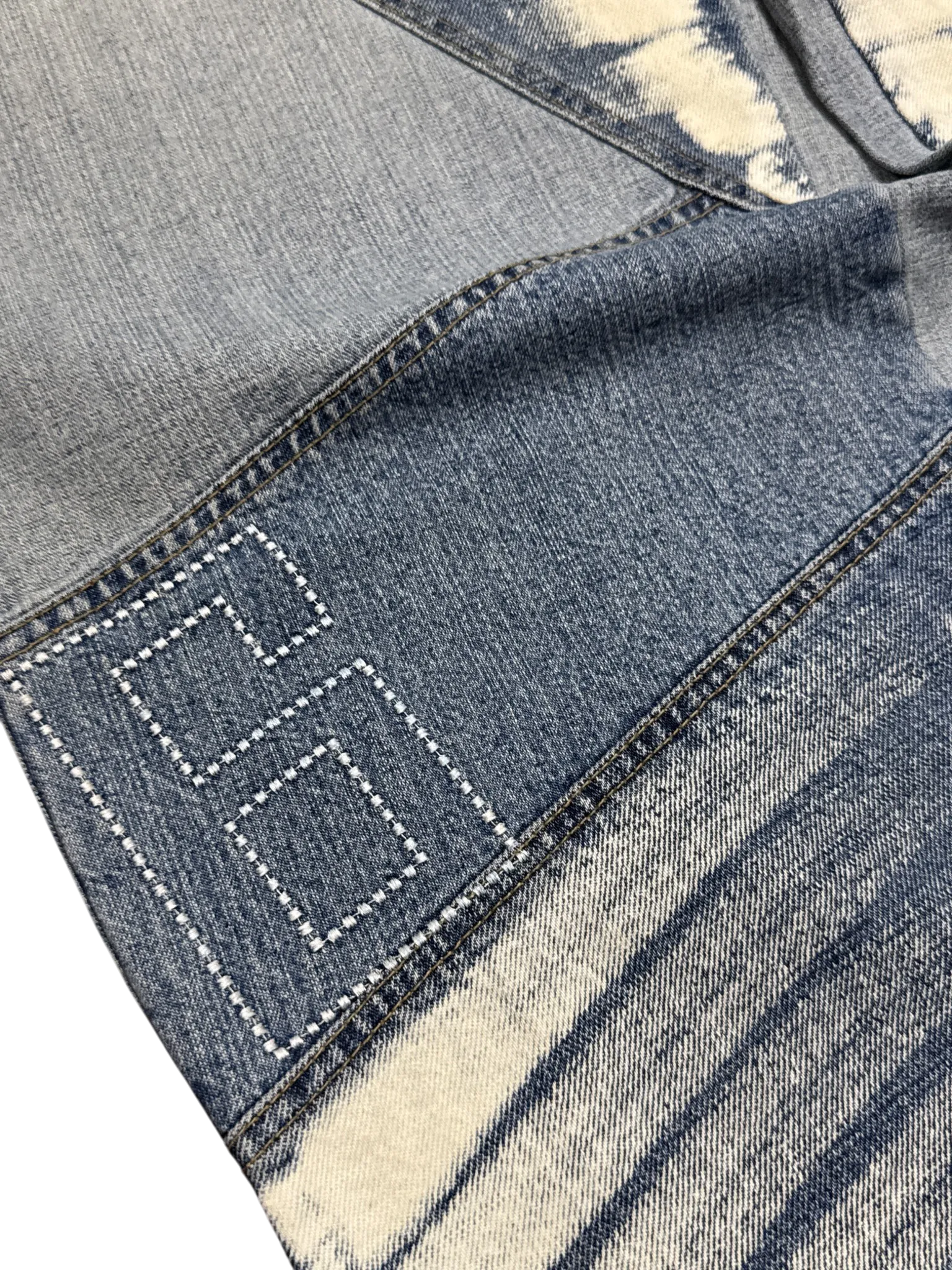 [V0865de] Vintage y2k Noiz blaue baggy jeans