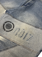 [V0865de] Vintage y2k Noiz blaue baggy jeans