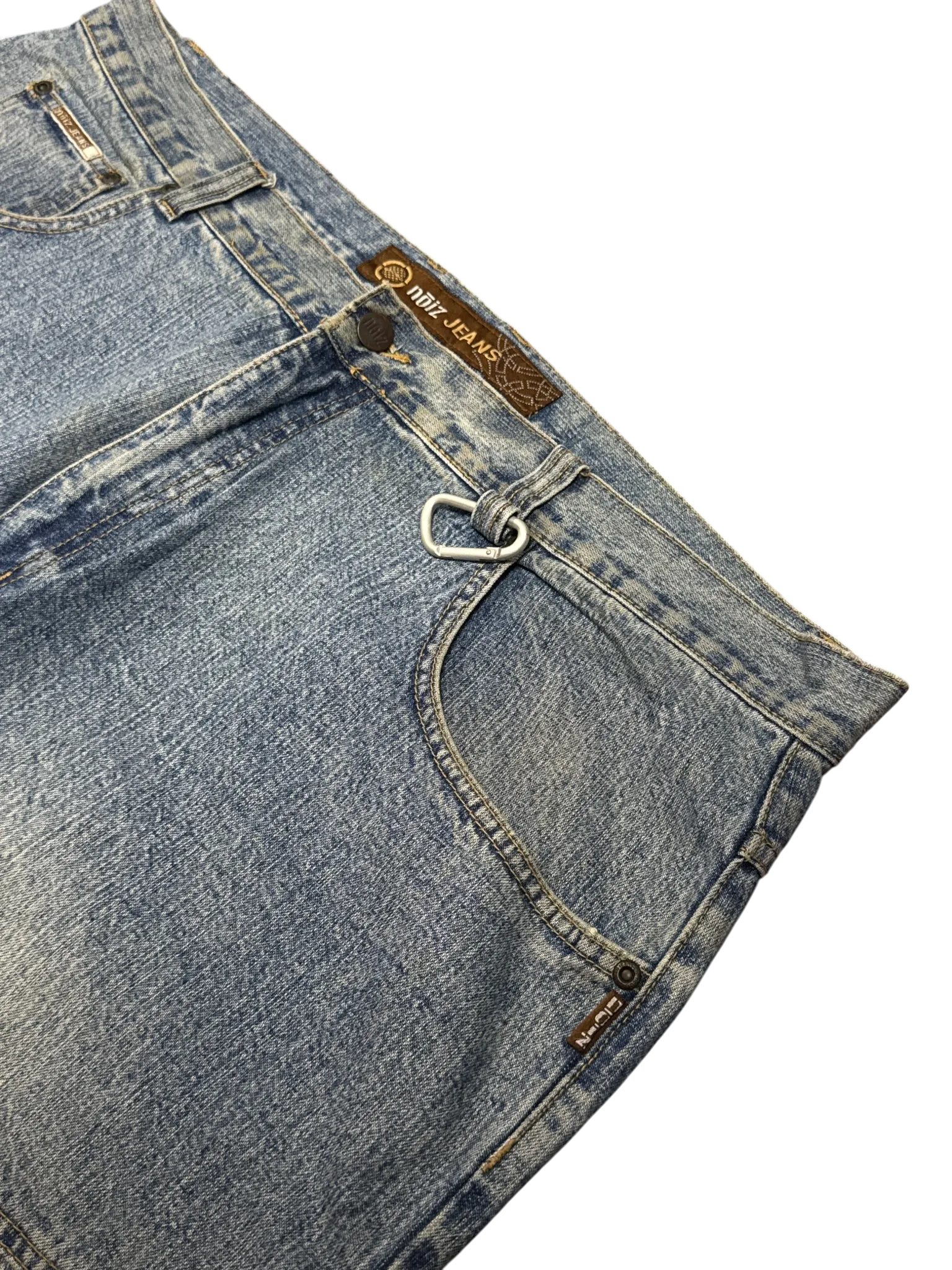 [V0865de] Vintage y2k Noiz blaue baggy jeans