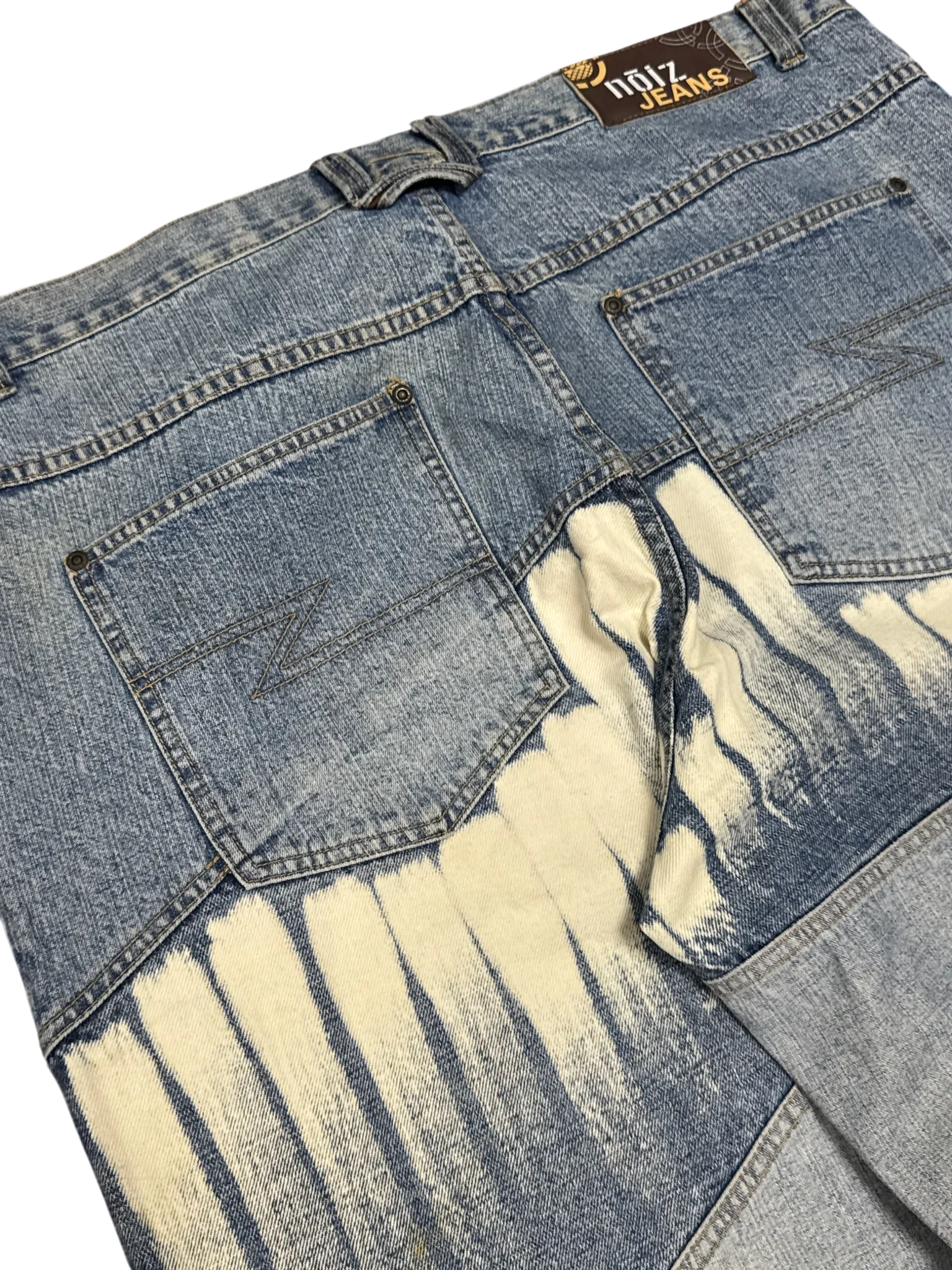 [V0865de] Vintage y2k Noiz blaue baggy jeans