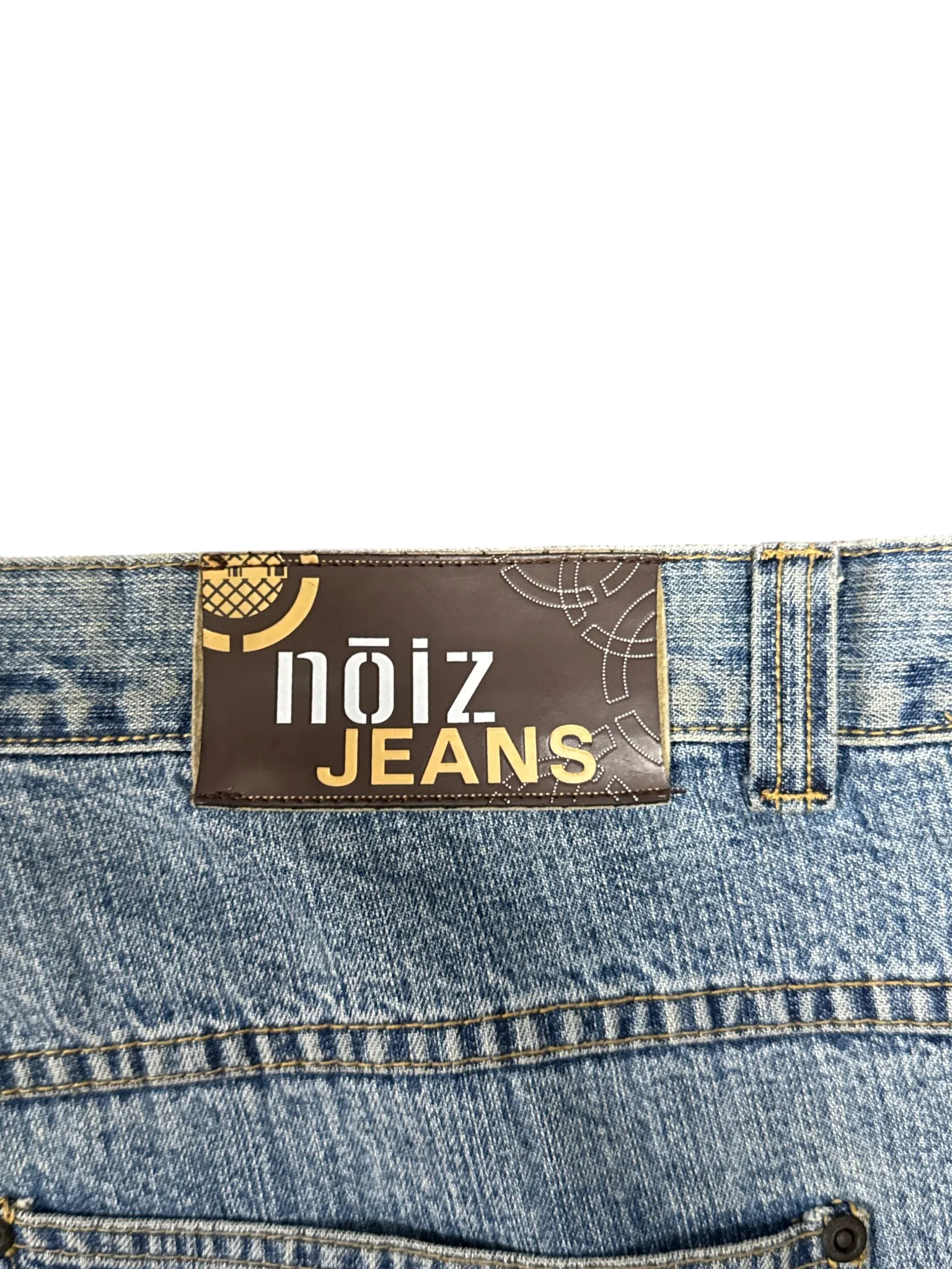 [V0865de] Vintage y2k Noiz blaue baggy jeans