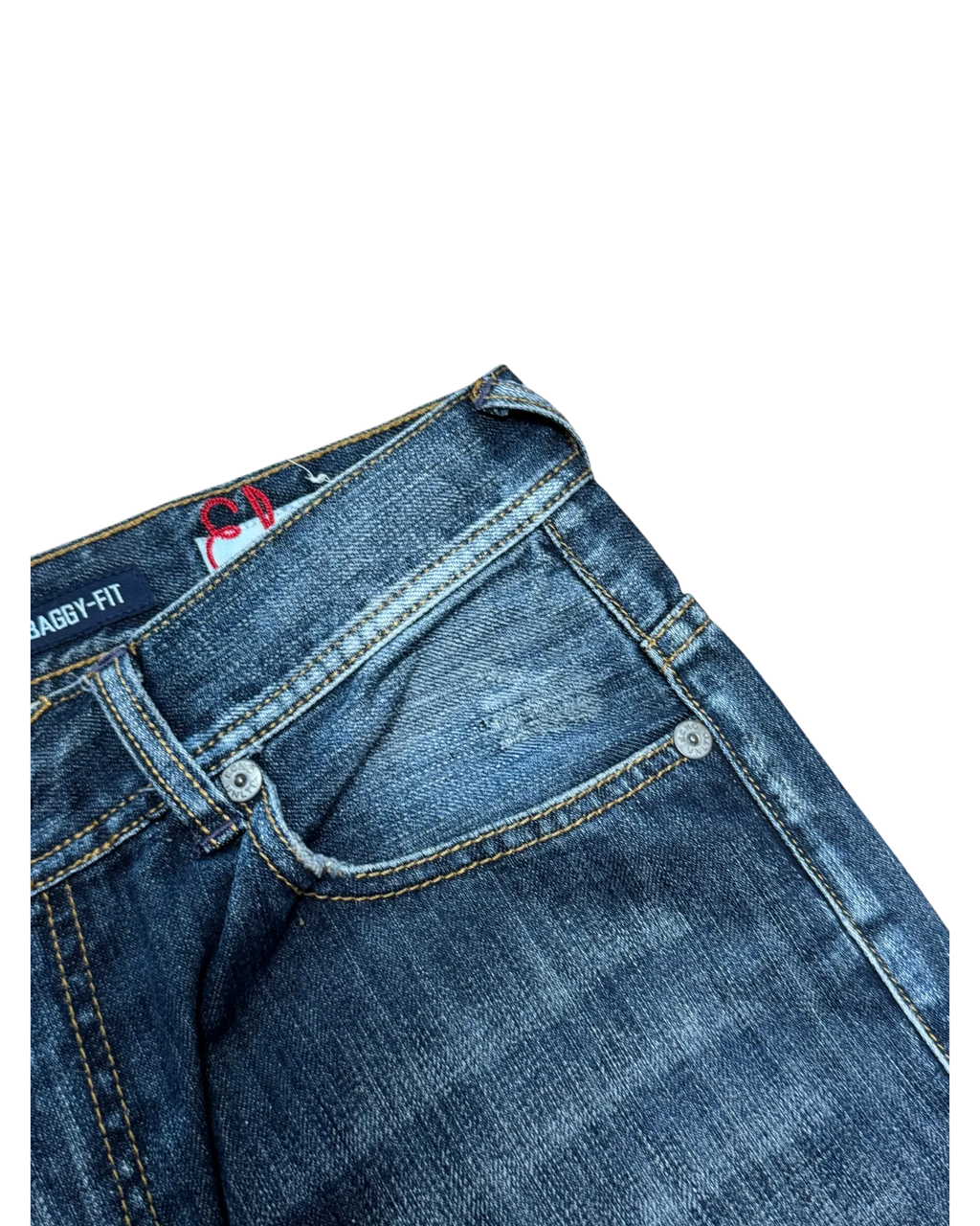[V0670] Vintage y2k Ecko marineblaue baggy jeans