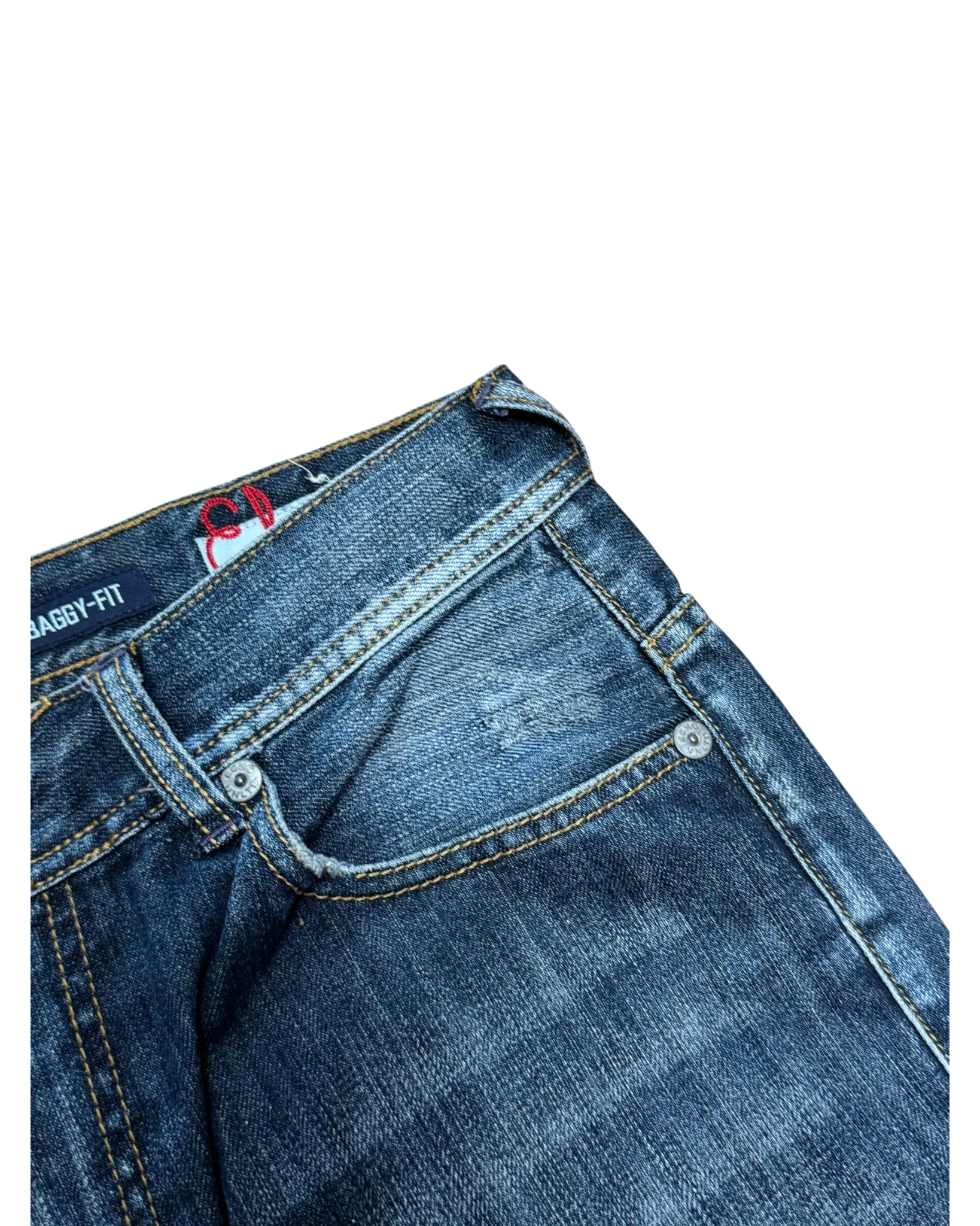 [V0670] Vintage y2k Ecko marineblaue baggy jeans