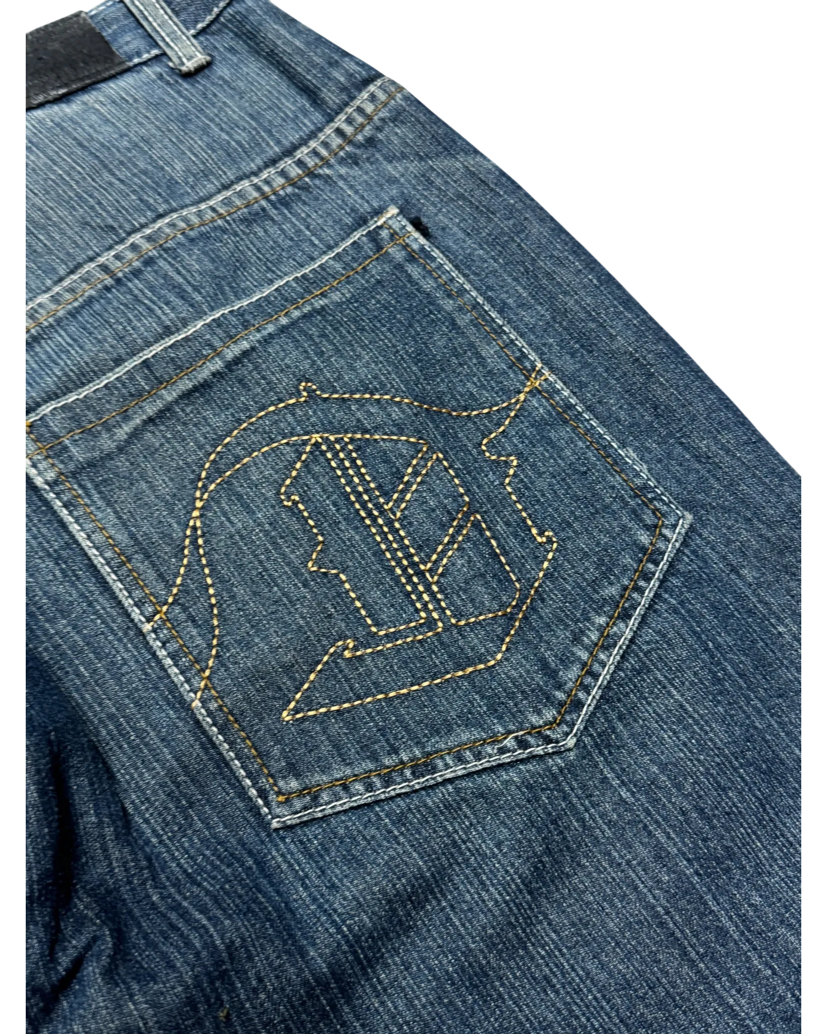 [V0946] Vintage y2k / 2000s DNGRS marineblaue baggy jeans