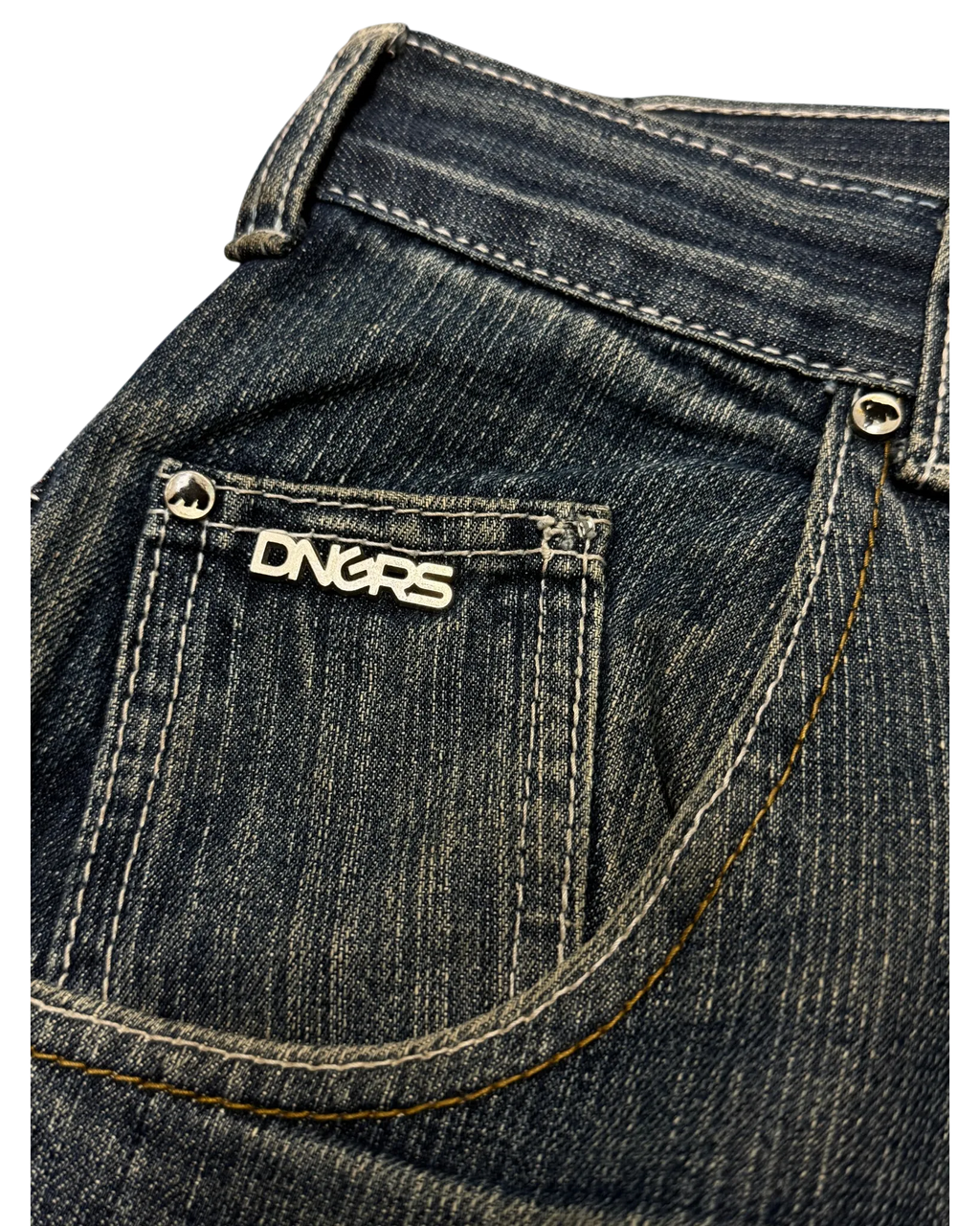 [V0946] Vintage y2k / 2000s DNGRS marineblaue baggy jeans