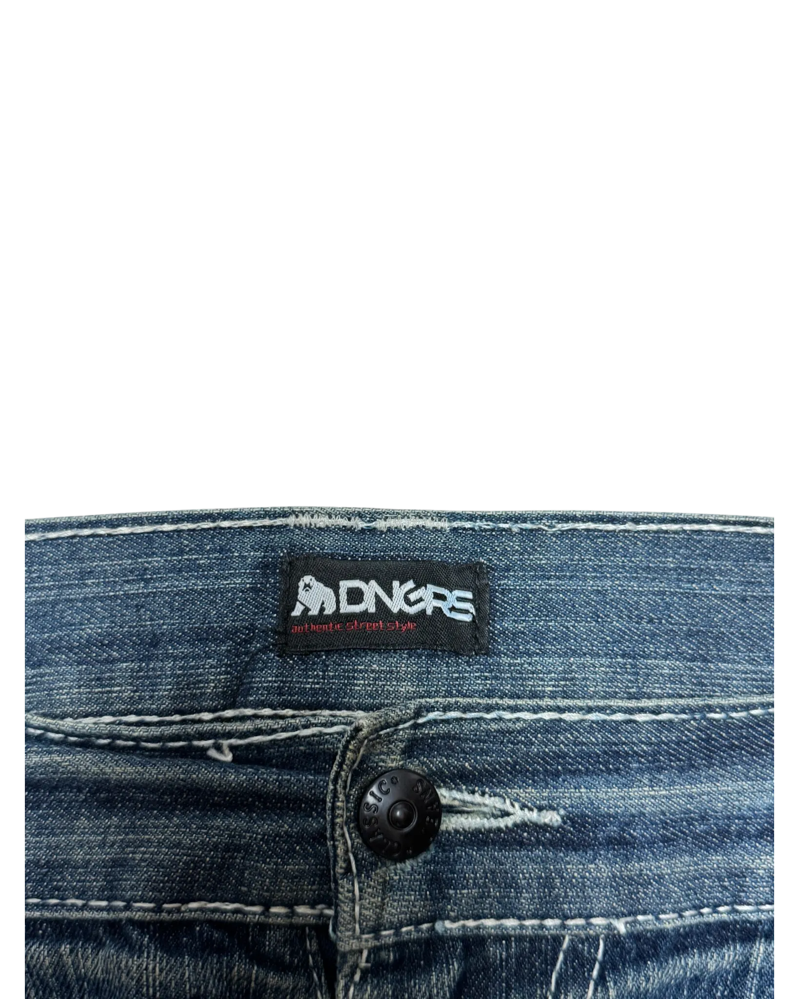 [V0946] Vintage y2k / 2000s DNGRS marineblaue baggy jeans