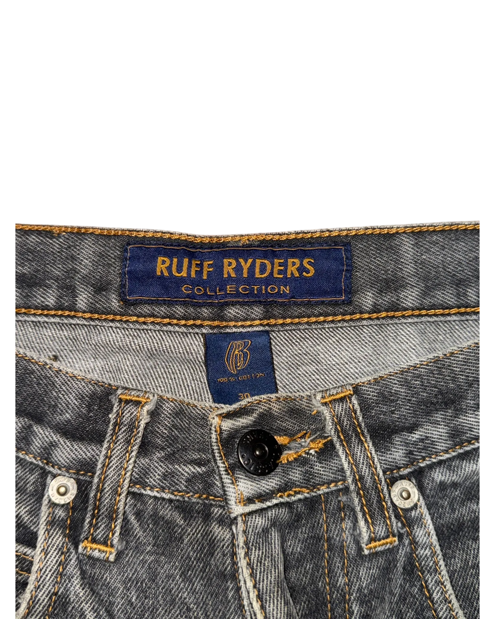 [V0919] Vintage y2k / 2000s Ruff Ryders graue baggy jeans