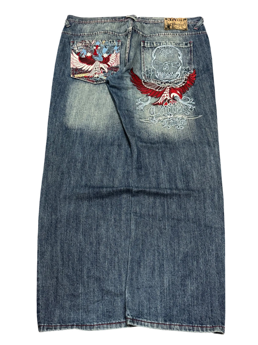 [V0860de] Vintage y2k Artful Dodger blaue baggy jeans