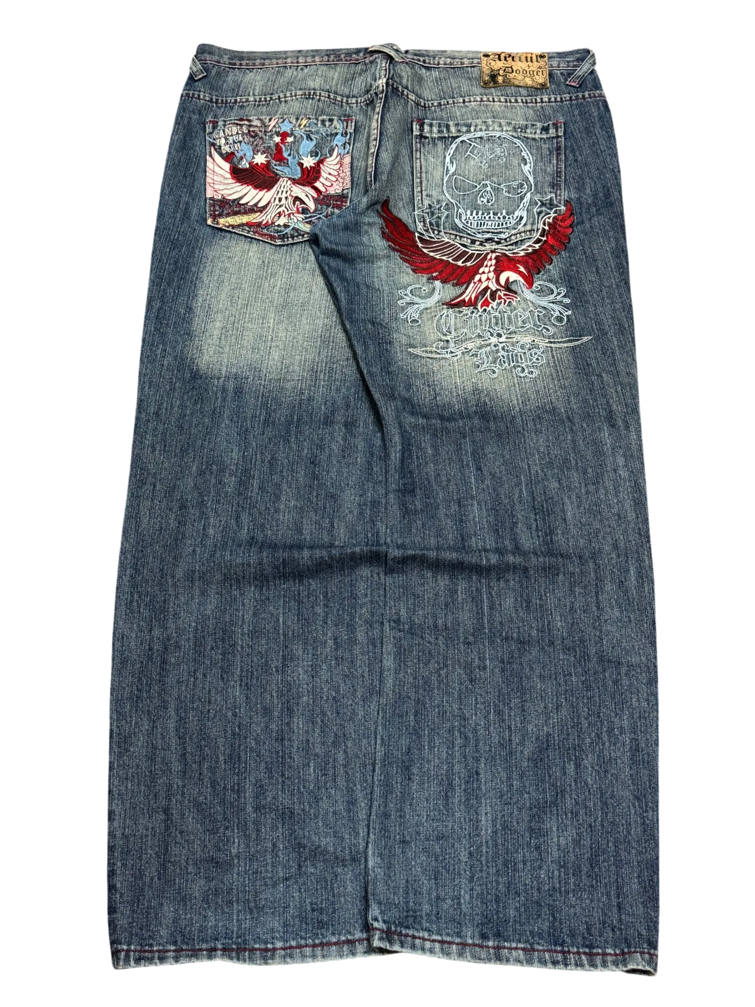[V0860de] Vintage y2k Artful Dodger blaue baggy jeans