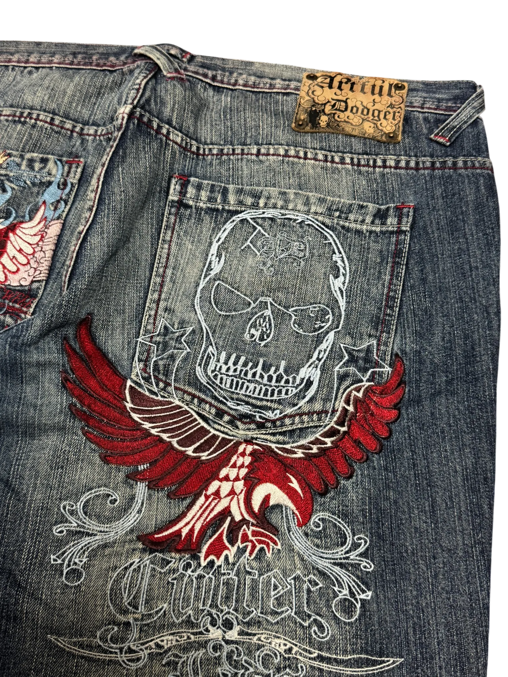 [V0860de] Vintage y2k Artful Dodger blaue baggy jeans