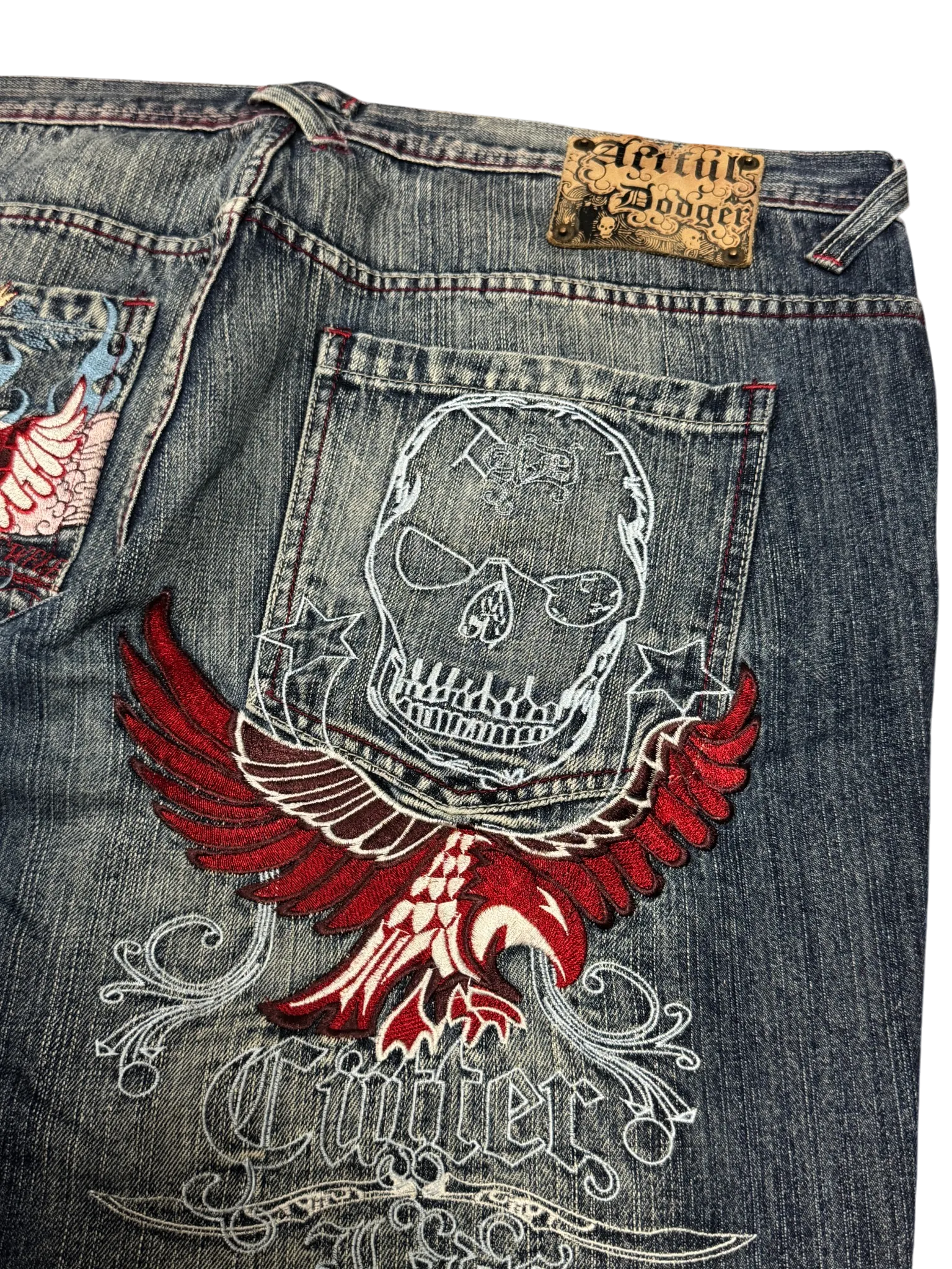 [V0860de] Vintage y2k Artful Dodger blaue baggy jeans