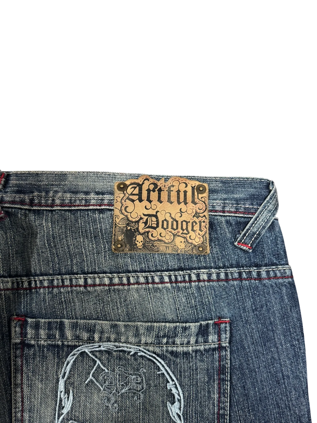 [V0860de] Vintage y2k Artful Dodger blaue baggy jeans