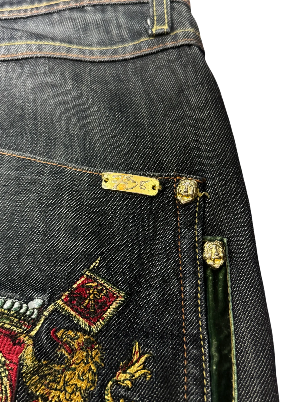 [V0866de] Vintage y2k 7th38 graue baggy jeans