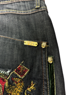 [V0866de] Vintage y2k 7th38 graue baggy jeans