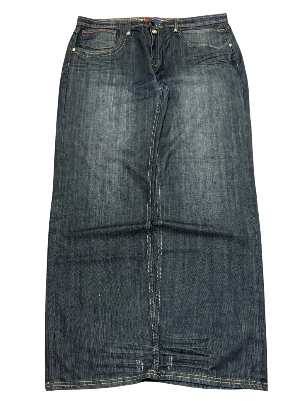[V0866de] Vintage y2k 7th38 graue baggy jeans
