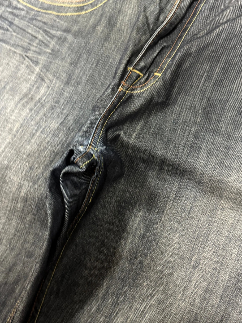 [V0866de] Vintage y2k 7th38 graue baggy jeans