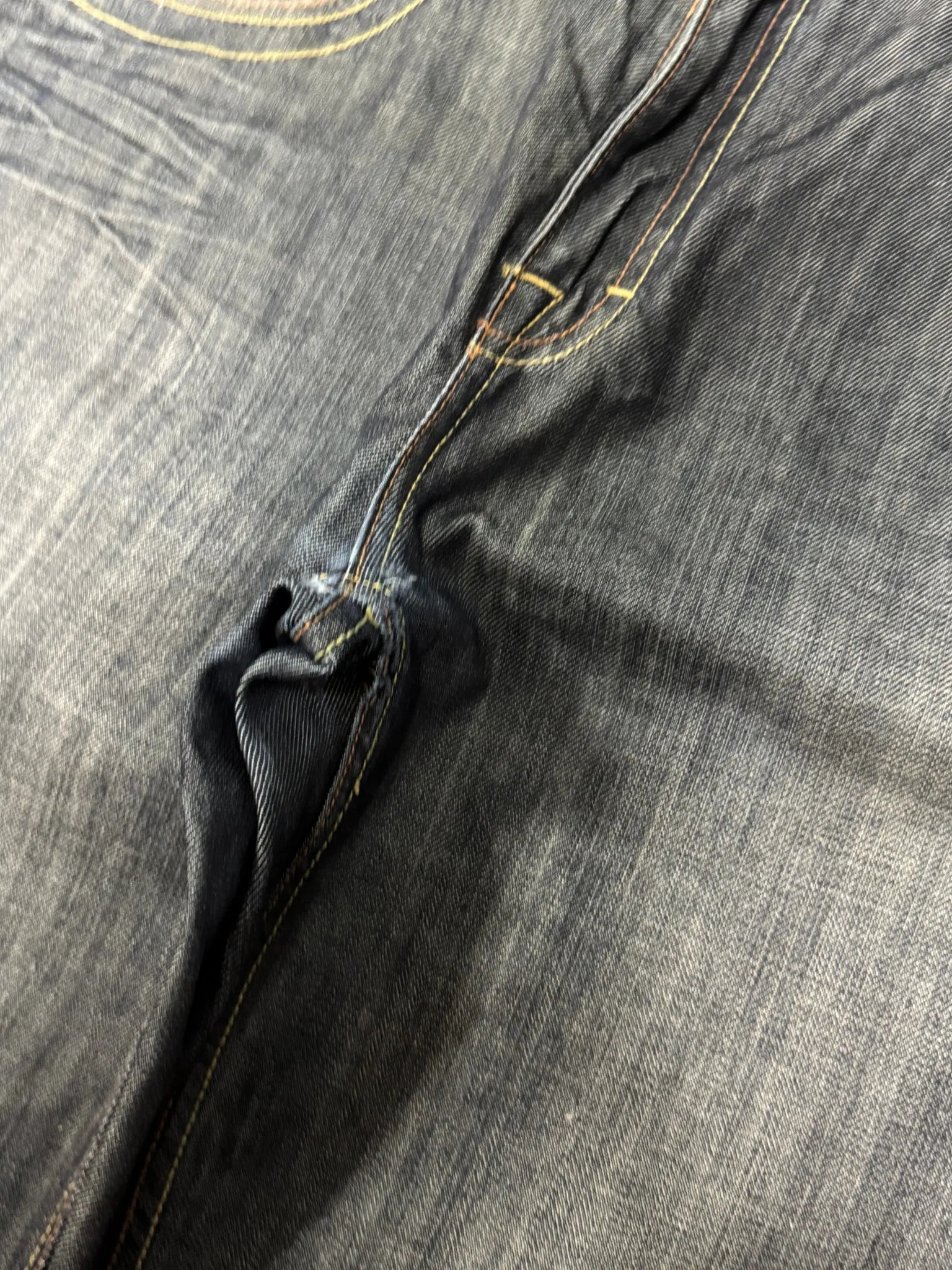 [V0866de] Vintage y2k 7th38 graue baggy jeans