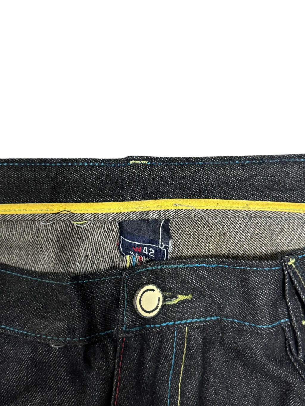 [V0862de] Vintage y2k Coogi schwarze baggy jeans