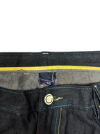 [V0862de] Vintage y2k Coogi schwarze baggy jeans