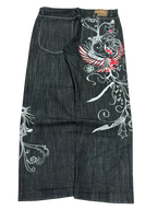 [V0859de] Vintage y2k Artful Dodger schwarze baggy jeans
