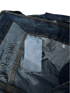 [V0960de] Vintage y2k Kosmo Lupo blaue straight jeans