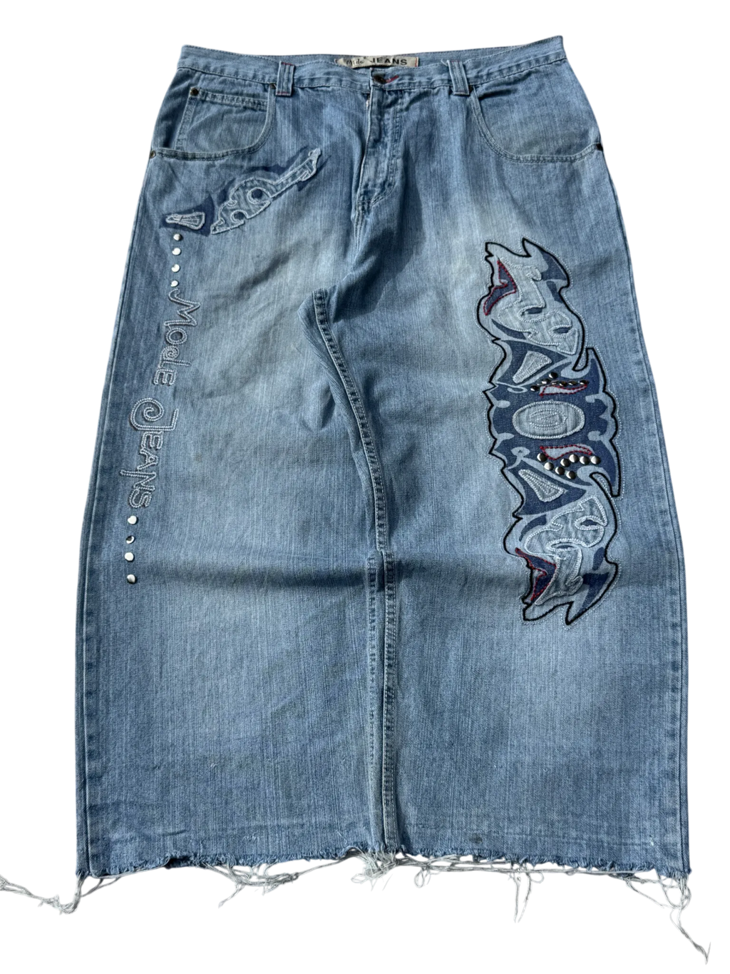 [V0796] Vintage y2k Mido Jeans blaue baggy jeans