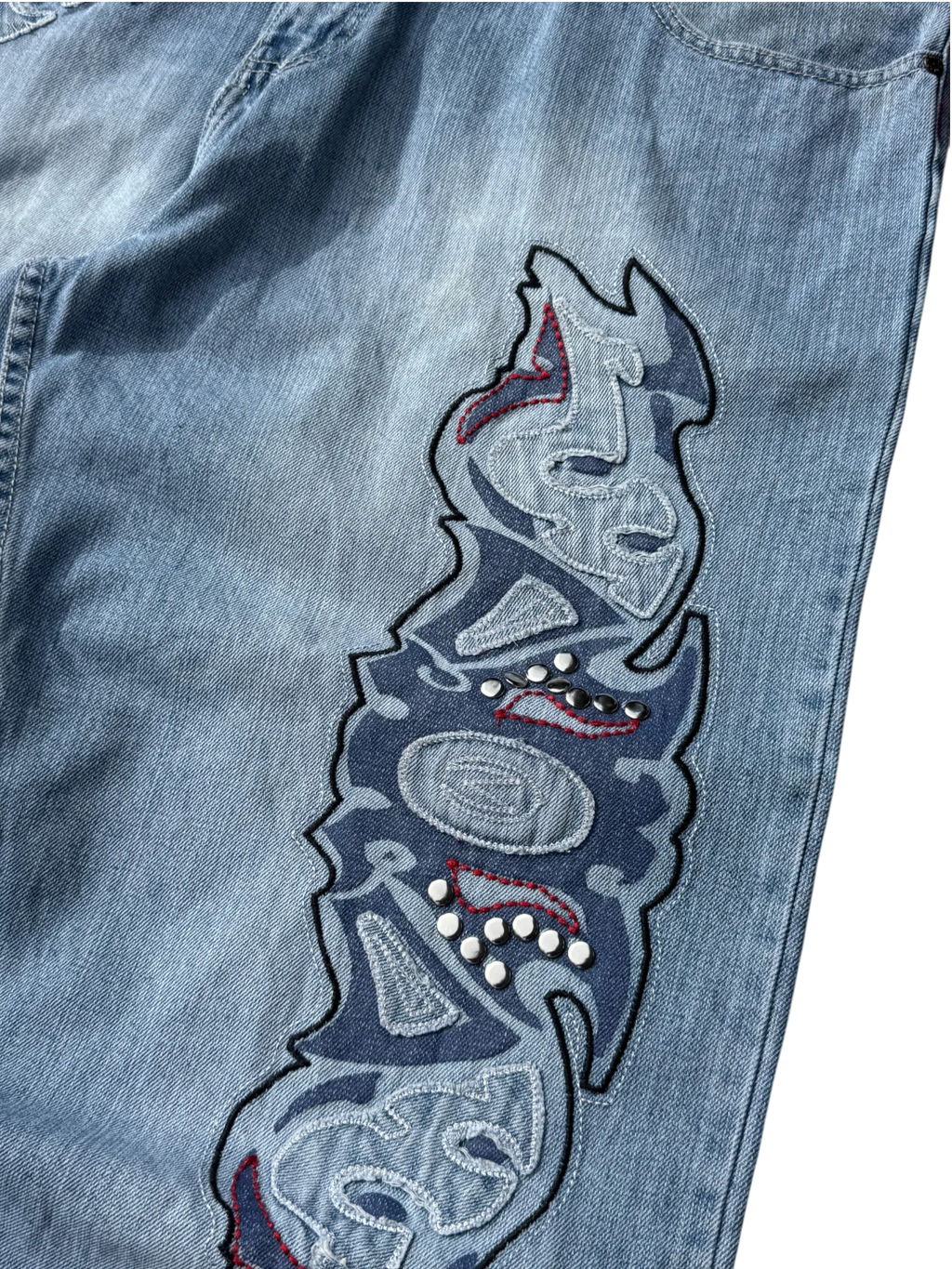 [V0796] Vintage y2k Mido Jeans blaue baggy jeans