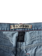 [V0796] Vintage y2k Mido Jeans blaue baggy jeans