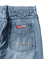 [V0796] Vintage y2k Mido Jeans blaue baggy jeans
